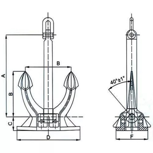 Якорь Spek марка Сталь 20, ГОСТ 30563-98 в г. Ханты-Мансийск